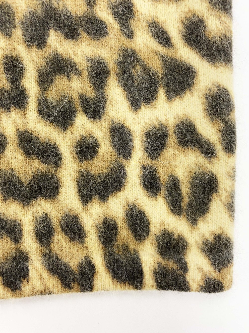 John Galliano F/W 2002 leopard print angora sweater — JAMES VELORIA